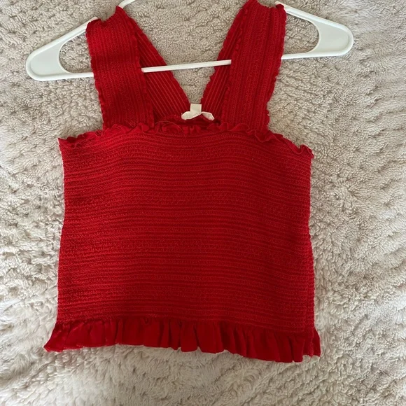 Crop Rouched Tank - Picture 1 of 3